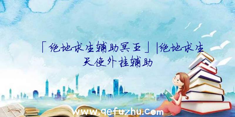 「绝地求生辅助冥王」|绝地求生天使外挂辅助